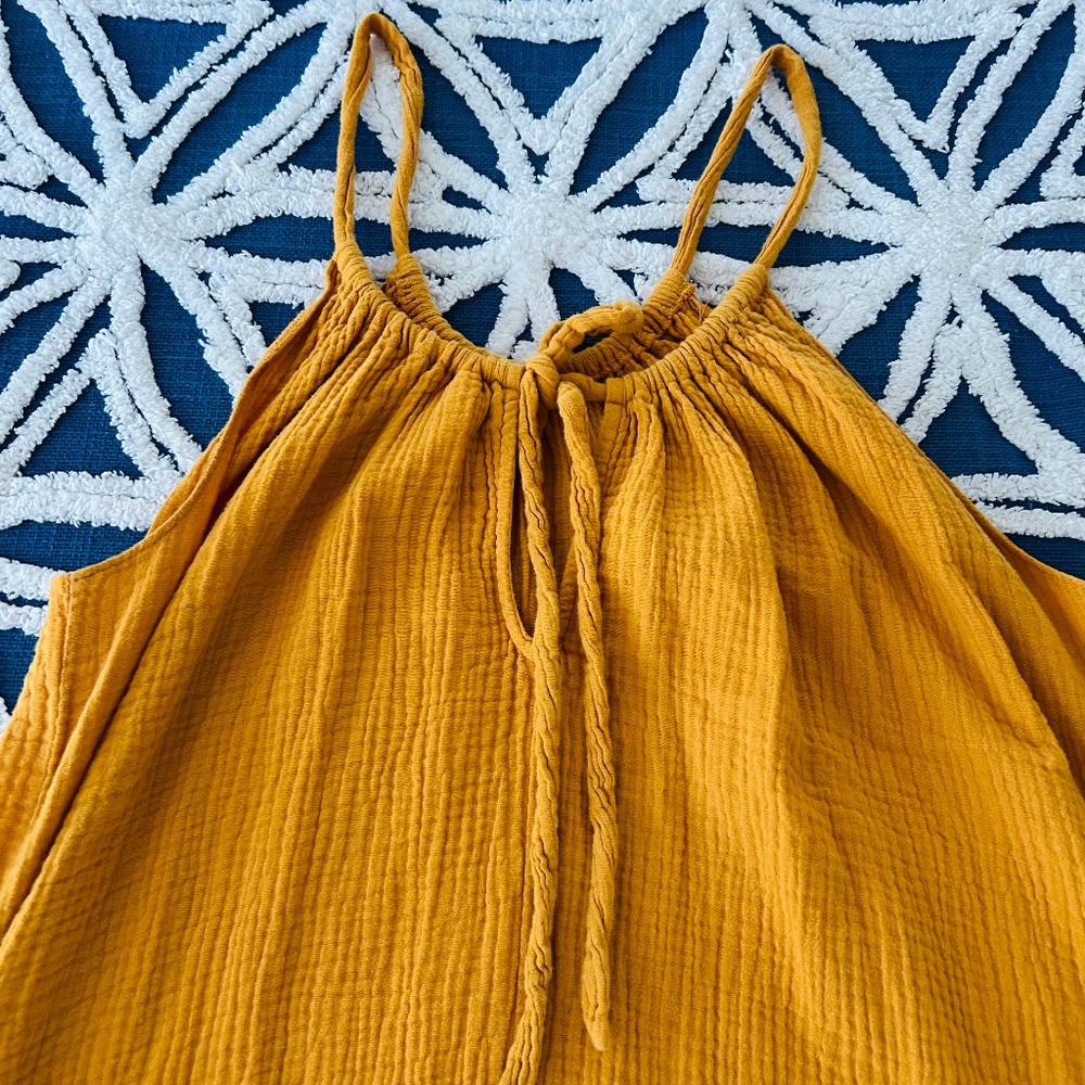 Marigold beach cover up/sun dress